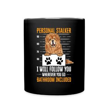 Chow Chow Chien - Mug uni - noir - Devant