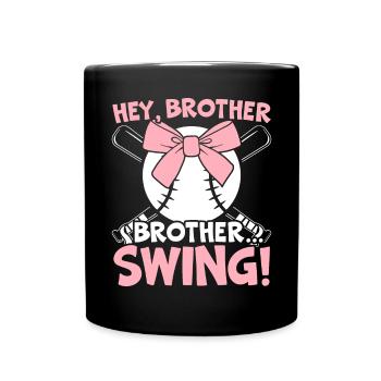 Baseball-Liebhaber Baseballspieler Baseball-Trainer - Tasse einfarbig - Schwarz - Vorne