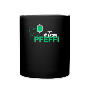 Team Pfeffi - Funny Party Peppermint - Full Colour Mug - black - Front