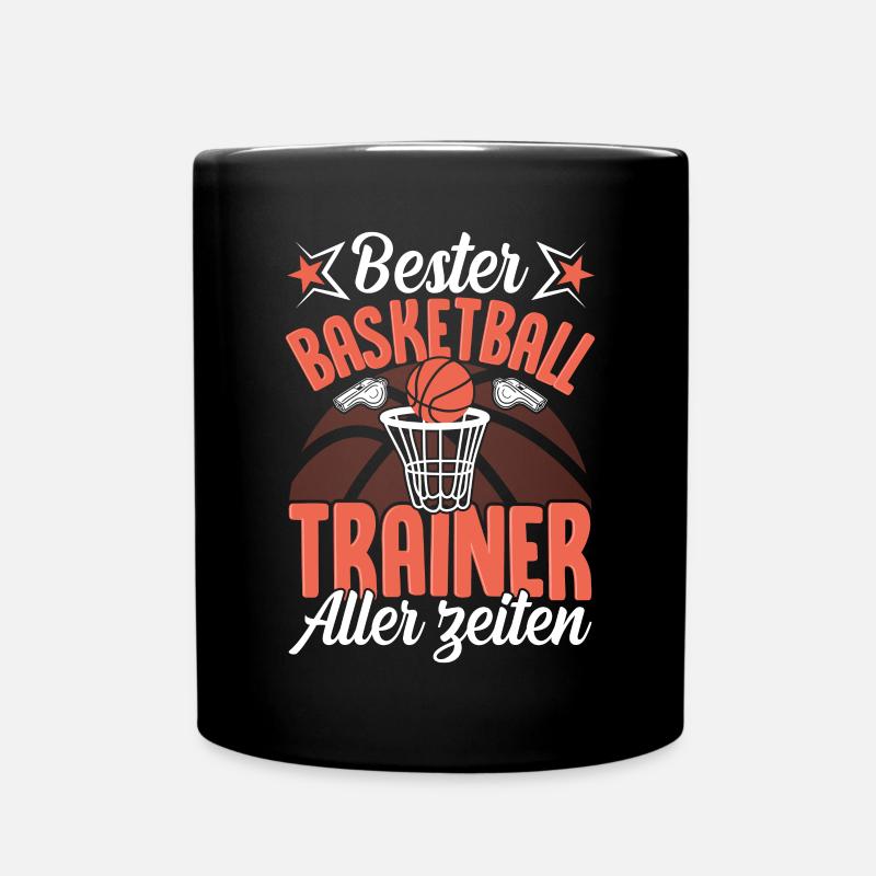 Bester Basketball Trainer aller Zeiten - Tasse einfarbig - Schwarz