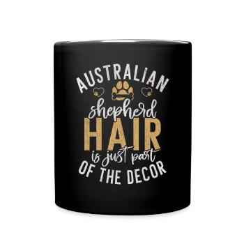 Cadeaux de berger australien - Mug uni - noir - Devant