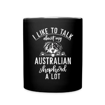 Australian Shepherd Gifts - Full Colour Mug - black - Front