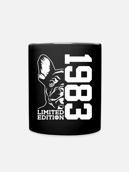 43E ANNIVERSAIRE BOULEDOGUE FRANÇAIS 1983 - Mug uni - noir