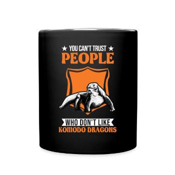 Dragon de Komodo Moniteur de dragon de Komodo Dragon de Komodo Dragon de Komodo - Mug uni - noir - Devant