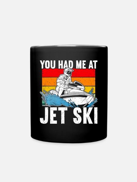 Jetski Jetski - Tasse einfarbig - Schwarz