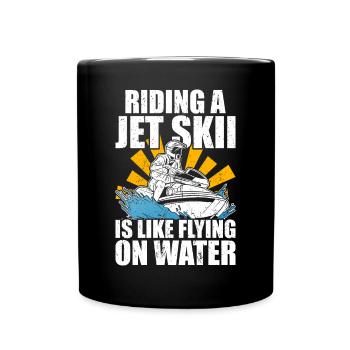 Jet Ski Jet Skiing - Mug uni - noir - Devant