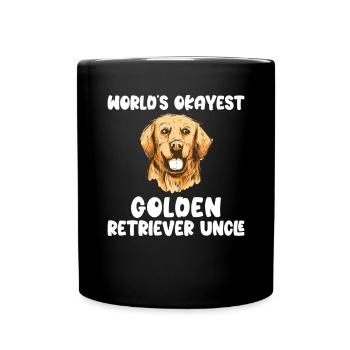 Golden Retriever Gifts - Full Colour Mug - black - Front