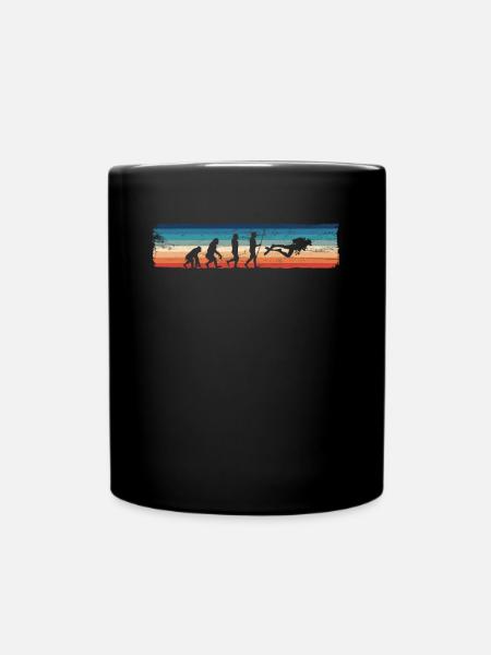 Evolution du plongeur - Evolution du - Mug uni - noir