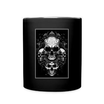 Gothic Aesthetic Occult Unholy Grunge Emo Punk - Tasse einfarbig - Schwarz - Vorne