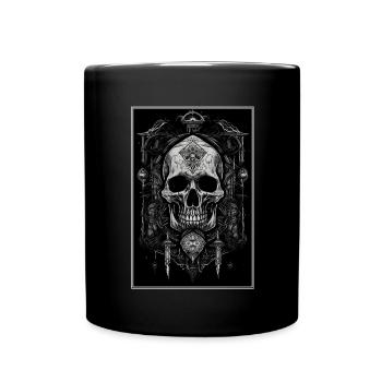 Gothic Aesthetic Occult Unholy Grunge Emo Punk - Tasse einfarbig - Schwarz - Vorne