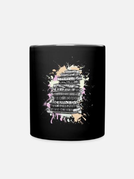 Lecture de livres livre - Mug uni - noir