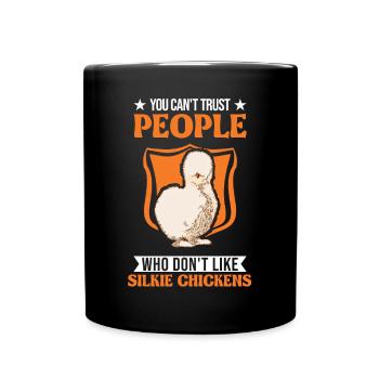 Silk Chicken Cadeau Silkie Chicken Silkie Chicken - Mug uni - noir - Devant