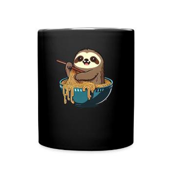 Mais le premier ramen doux paresseux mange des ramen - Mug uni - noir - Devant