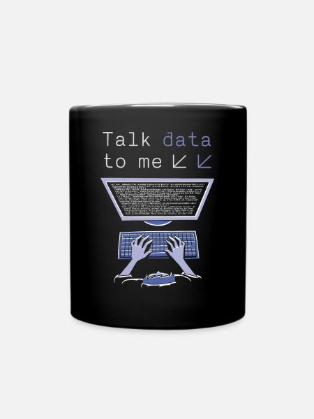 Big Data Engineer Science Data Analyst Pc - Tasse einfarbig - Schwarz