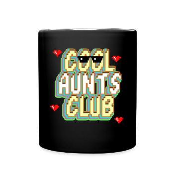 Cool Tanten Club - Tasse einfarbig - Schwarz - Vorne