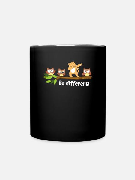 Be Different Lion Be You Autism Awareness Lion - Tasse einfarbig - Schwarz