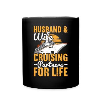Croisière Croisière Vacances Croisière en famille - Mug uni - noir - Devant