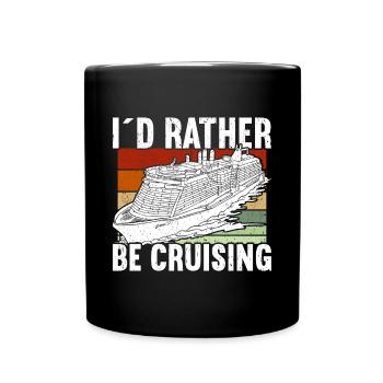 Croisière Croisière Vacances Croisière en famille - Mug uni - noir - Devant