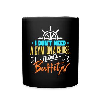 J’ai un buffet | Croisière amusante en croiseur - Mug uni - noir - Devant