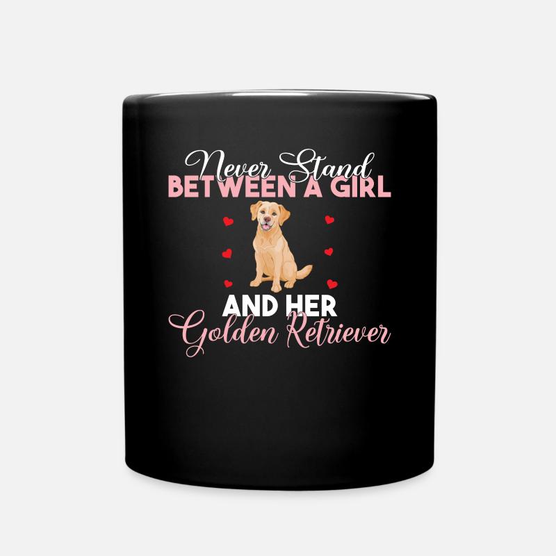 Golden Retriever Geschenke - Tasse einfarbig - Schwarz