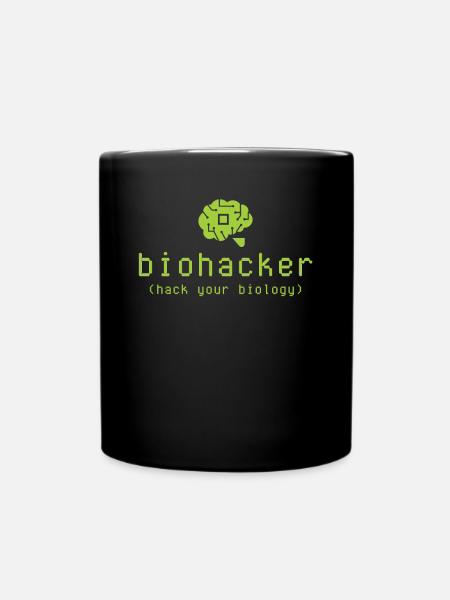 Biohacker Hack Votre biologie - Mug uni - noir