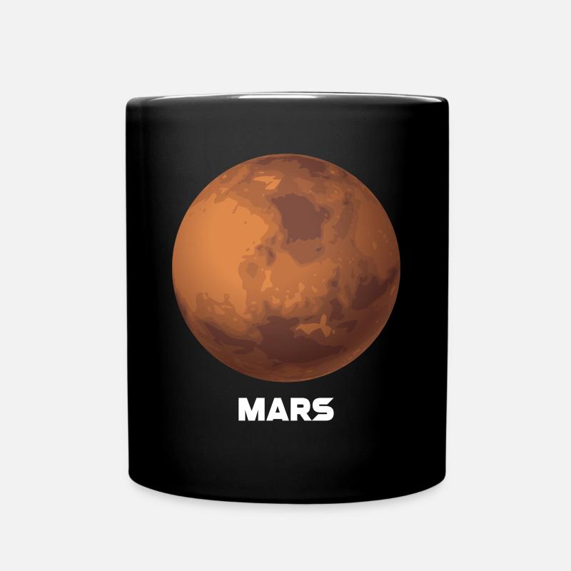 Mars - Tasse einfarbig - Schwarz
