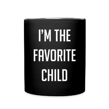 I'm the favorite childi make the rulesfunnyrulesol - Full Colour Mug - black - Front