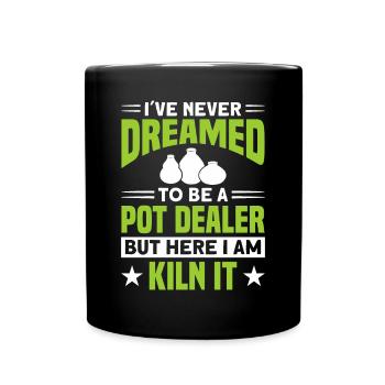 Poterie Töpfern Töpfer Töpferei - Mug uni - noir - Devant