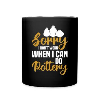 Poterie Töpfern Töpfer Töpferei - Mug uni - noir - Devant