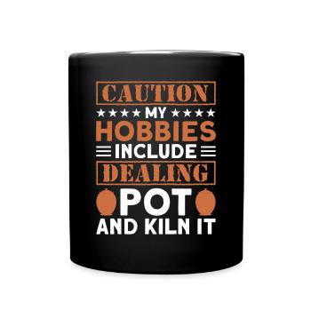 Poterie Töpfern Töpfer Töpferei - Mug uni - noir - Devant