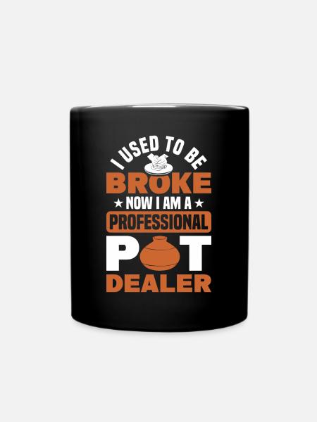 Töpfern Töpfer Töpferei Pottery - Tasse einfarbig - Schwarz