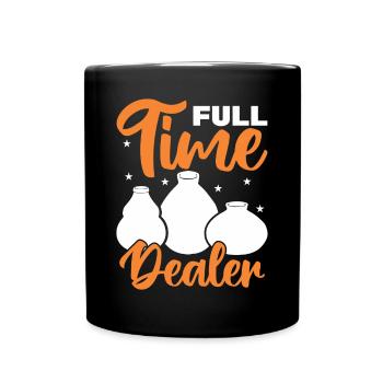 Töpfern Töpfer Töpferei Pottery - Full Colour Mug - black - Front