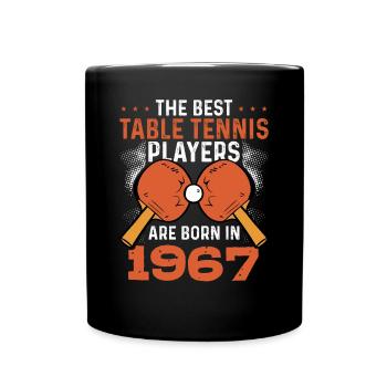 Die Besten Tischtennisspieler 1967 - Tasse einfarbig - Schwarz - Vorne