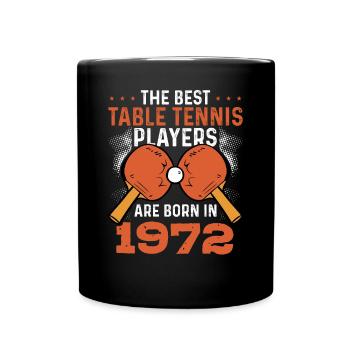 The Best Table Tennis Players 1972 - Full Colour Mug - black - Front