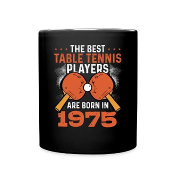 Les meilleurs joueurs de tennis de table 1975 - Mug uni - noir - Devant