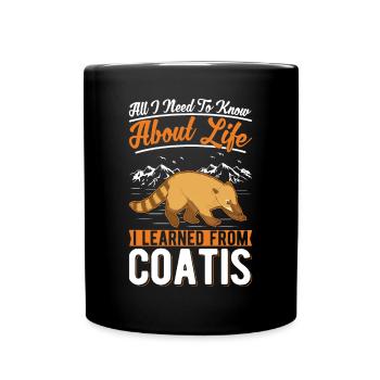 Coati Cadeau Proboscis Coati - Mug uni - noir - Devant