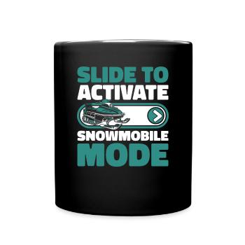 Glisser pour activer le mode motoneige Motoneiges - Mug uni - noir - Devant