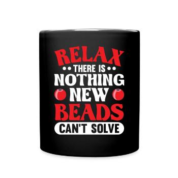 Beaded Beadwork Jeweller Jewellery Maker - Full Colour Mug - black - Front