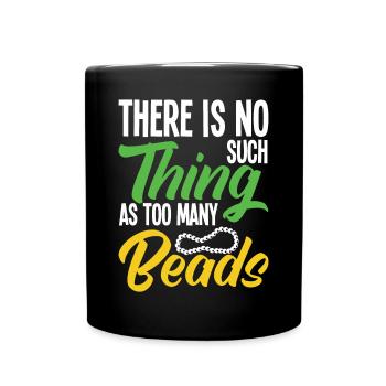 Perle Perle Broderie Bijoutier Fabricant de bijoux - Mug uni - noir - Devant
