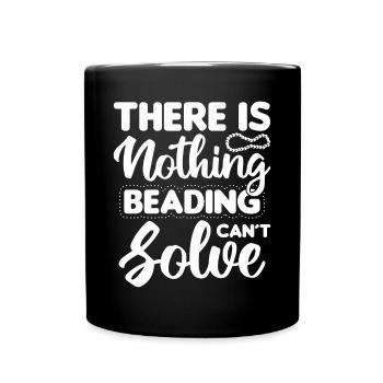 Perle Perle Broderie Bijoutier Fabricant de bijoux - Mug uni - noir - Devant