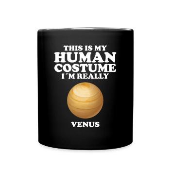 Venus - Tasse einfarbig - Schwarz - Vorne
