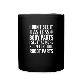 Amputation Amputation Prosthesis Gift - Full Colour Mug - black - Front
