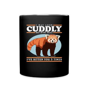 Red Panda Red Panda Red Pandas Gift - Full Colour Mug - black - Front