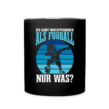 Dabbender Fußballer Dab Fußball Fan - Tasse einfarbig - Schwarz - Vorne