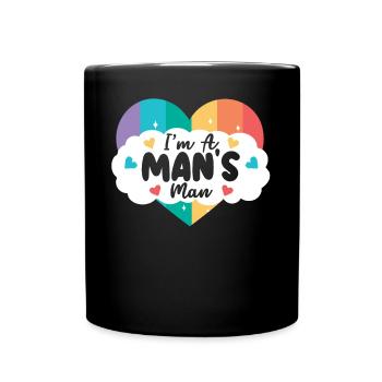 Gay Rights Rainbow Pride Month LGBTQ Gay Pride - Full Colour Mug - black - Front