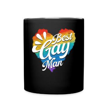 Gay Rights Rainbow Pride Month LGBTQ Gay Pride - Full Colour Mug - black - Front