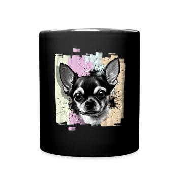 Chihuahua - Full Colour Mug - black - Front