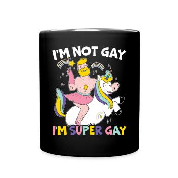 Droits des homosexuels Mois de la fierté arc-en-ciel LGBTQ Gay Pride - Mug uni - noir - Devant