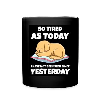 Sleeping Sweet Gift - Full Colour Mug - black - Front