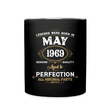 Les légendes sont nées en mai 1956 - Mug uni - noir - Devant